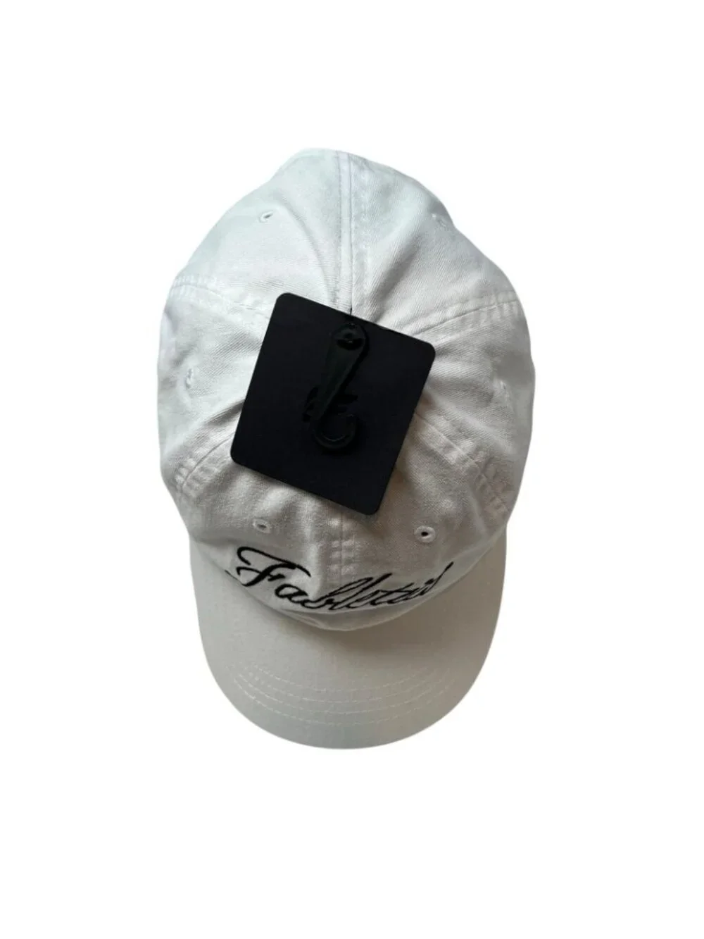 Fabletics The Dad Hat Baseball Cap Strapback Spell Out Logo Relaxed Fit NWT